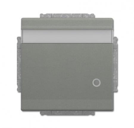 Busch-Jaeger 20 EUKNBL-803 SCHUKO® Steckdosen-Einsatz mit Klappdeckel Beschriftungsfeld und LED Kontrolllicht