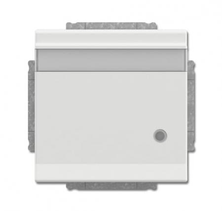 Busch-Jaeger 20 EUKNBL-884 SCHUKO® Steckdosen-Einsatz mit Klappdeckel Beschriftungsfeld und LED Kontrolllicht