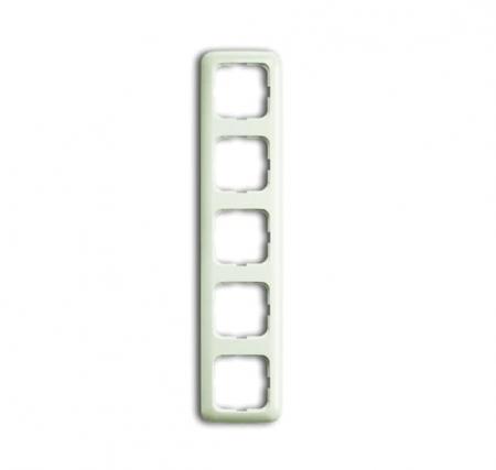 Busch-Jaeger 2515-212 Abdeckrahmen 5-fach Busch-Duro 2000 SI Weiß