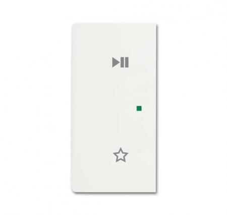Busch-Jaeger 6237-21-884 Wippe 2-fach links mit Symbol "Play/Pause"