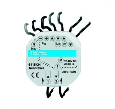 Busch-Jaeger 6415/24 Busch-Jalousiecontrol® II Trennrelais Gleichstromantriebe 2-fach