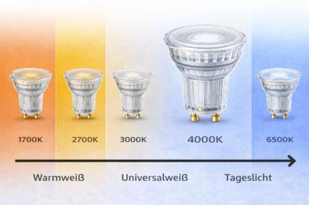 Ledvance GU10 PAR16 Reflektor 36° 3,7W wie 50W dimmbarer universalweißer Strahler 4000K 97Ra sehr hohe Farbwiedergabe