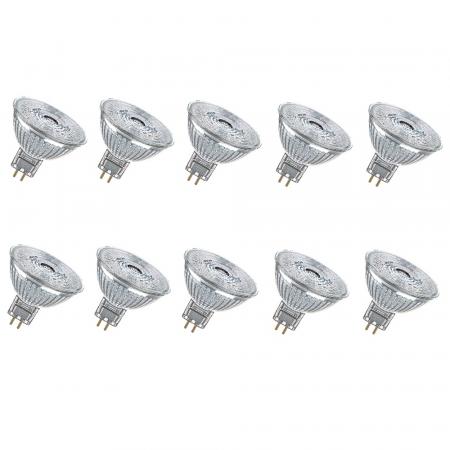 10er Pack OSRAM GU5.3 LED Reflektor MR16 36° Abstrahlwinkel 3,8W wie 35W 4000K neutralweißes Licht 12V