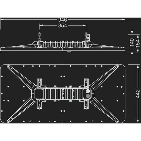 Siteco Highbay 21 maxi, breit strahlend, LED, 840, DALI 2, AC/DC LED Hallenleuchte 286,6W 4000K neutralweiß 53000lm