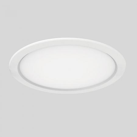 Siteco Lunis 41 flache LED Einbauleuchte Lichtfarbe 830/840, DALI 2, EIN/AUS Multilumen Einbau ø20cm 2450lm
