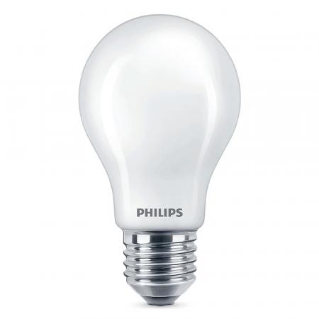 Nur noch angezeigter Bestand verfügbar PHILIPS E27 LED Lampe 6500K kaltweisses Licht 4,5W wie 40W weiß mattiert