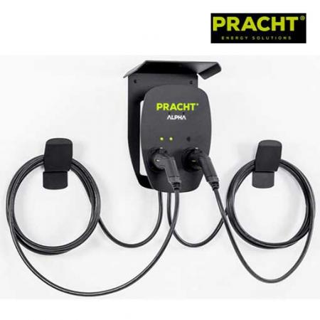 PRACHT ALPHA XT NRG1002 Wallbox 2x Typ 2 11 kW 5,5 m RFID RS485