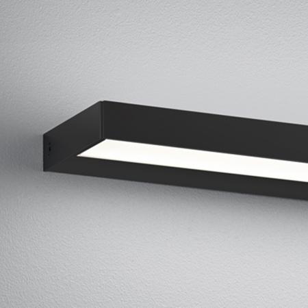 Helestra SLATE 18/2038.22 LED-Wandleuchte 15 W 2900 K Warmweiß, Schwarz matt, 960 lm, IP44, Up-/Downlight