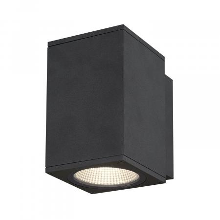 SLV 1003417 ENOLA SQUARE M single LED Außenwandleuchte anthrazit umschaltbar 3000/4000K