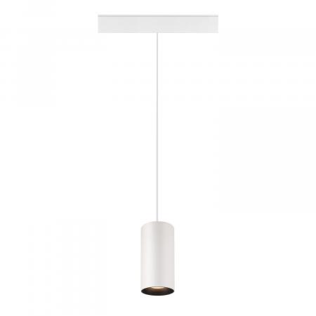 SLV 1006825 NUMINOS S 48V TRACK DALI Pendelleuchte weiß / schwarz 16W 970lm 2700K CRI90 40°