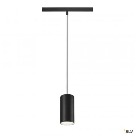 SLV 1006853 NUMINOS® S, 48V Pendelleuchte, Pendellänge 150 cm, 4000 K, 40°, DALI 2, matt schwarz / matt weiß