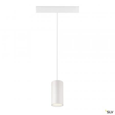 SLV 1006859 NUMINOS® S, 48V Pendelleuchte, Pendellänge 150 cm, 4000 K, 20°, DALI 2, matt weiß