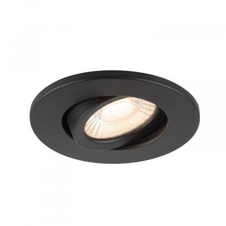 SLV 1007273 Set bestehend aus 12x 1007090 UNIVERSAL DOWNLIGHT MOVE PHASE IP20 38° und 1007091 UNIVERSAL DOWNLIGHT cover IP20 schwarz rund