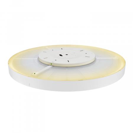 SLV 1007311 MEDO PRO 90 LED-Deckenaufbauleuchte 75 W, 11000–11200 lm, 3000/4000 K, CRI 90, DALI-2/Touch dimmbar, Ø 900 mm, Weiß/Weiß
