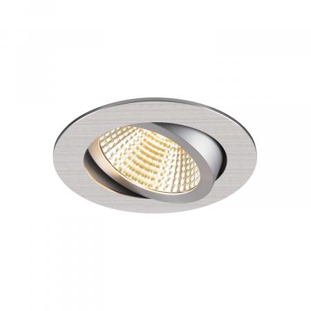 SLV 1007445 NEW TRIA® 95 Deckeneinbauring Aluminium Ø95 mm – elegantes Systemelement für modulare Einbauleuchten
