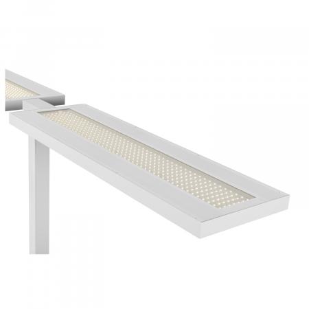 SLV 1007466 WORKLIGHT PRO LED-Stehleuchte 150W, 20.000 lm, 4000K neutralweiß, direkt/indirekt, Touch-Dimmung, Sensorsteuerung, Weiß/Weiß