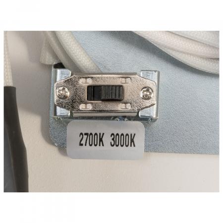 SLV 1007702 ONE FLAT PD DALI triple LED-Pendelleuchte 58W, 3500/3700 lm, 2700/3000K, CRI 90, Ø 80 cm, 300 cm, Weiß/Weiß