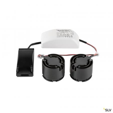 SLV 1008005 NEW TRIA® 155, DOUBLE LED-Modul, 2700 K, 38°, PHASE, schwarz