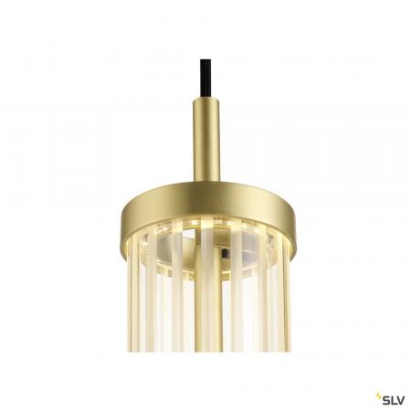 SLV 1008042 QUIMERA, 1~ Pendelleuchte, Pendellänge 150 cm, 2700 K, PHASE, gebürstet messing