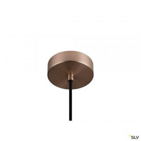 SLV 1008118 VARYT, Pendelleuchte, E14, Pendellänge 150 cm, 1x max. 6 W, kupfer