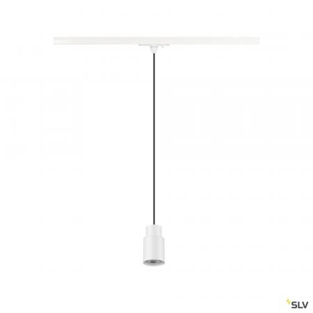 SLV 1008256 PURI 2.0 TUBE 1-Phasen-Pendelleuchte GU10, 6W, 200 cm, Weiß