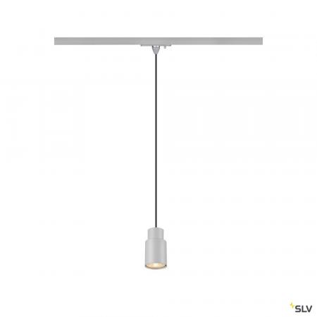 SLV 1008257 PURI 2.0 TUBE 1-Phasen-Pendelleuchte GU10, 6W, 200 cm, Grau