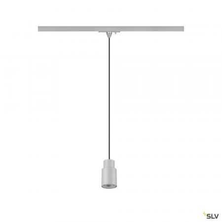 SLV 1008257 PURI 2.0 TUBE 1-Phasen-Pendelleuchte GU10, 6W, 200 cm, Grau