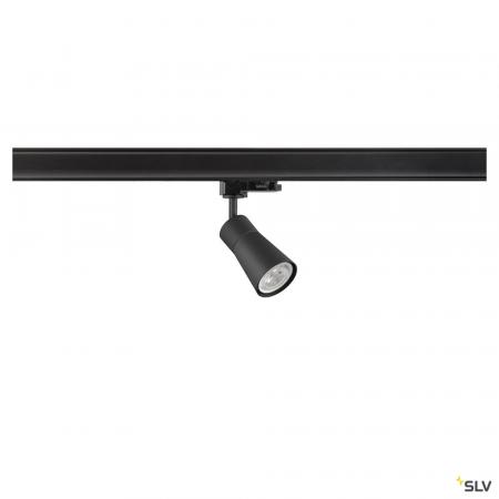 SLV 1008269 PURI 2.0 CONE 3-Phasen-Spot GU10 schwarz/schwarz, schwenkbar, 6 W