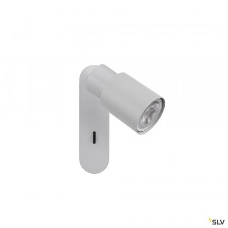 SLV 1008299 PURI 2.0 Tube, Wand- und Deckenaufbauleuchte, Schalter, rechteckig, 1x max. 6 W GU10, grau