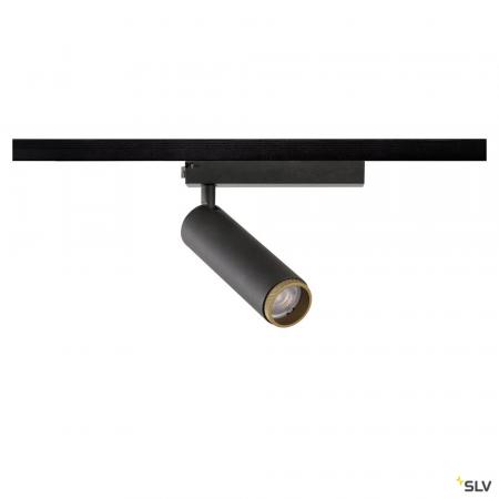 SLV 1008432 GRIP! M, 1~ Spot, zylindrisch, 2000-3000 K, 15 W, Dim-to-Warm, PHASE, 42°, schwarz / gold