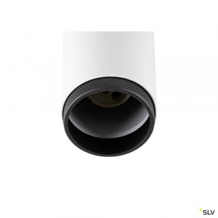 SLV 1008447 GRIP! L, 1~ Spot, zylindrisch, GU10, 1x max. 6 W, weiß / schwarz
