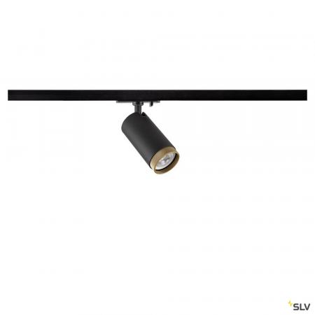 SLV 1008449 GRIP! L, 1~ Spot, zylindrisch, GU10, 1x max. 6 W, schwarz / gold