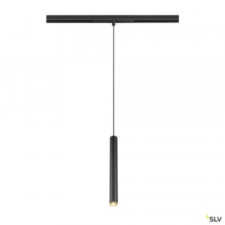 SLV 1008456 GRIP! S, 48V Pendelleuchte, Pendellänge 200 cm, 2700 K, 29°, DALI, schwarz / gold