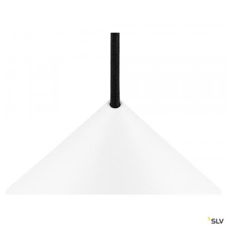 SLV 1008504 MAGICO 38, Pendelleuchte, E27, Pendellänge 180 cm, 1x max. 10 W, matt weiß