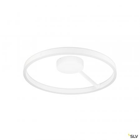 SLV 1008549 ONE, Wand- und Deckenaufbauleuchte, rund, 2700/3000 K, 23 W, PHASE, 130°, weiß