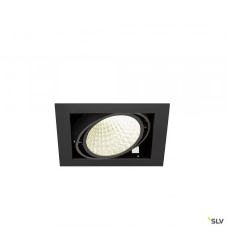 SLV 1008570 KADUX, Deckeneinbauleuchte, single, 4000 K, DALI 2, Touch, 30°, schwarz