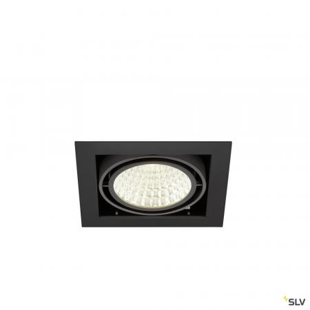 SLV 1008570 KADUX, Deckeneinbauleuchte, single, 4000 K, DALI 2, Touch, 30°, schwarz