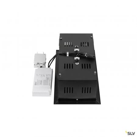 SLV 1008574 KADUX, Deckeneinbauleuchte, double, 4000 K, DALI 2, Touch, 30°, schwarz