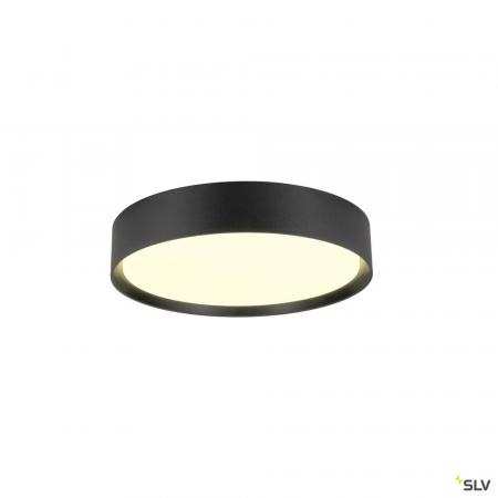 SLV 1008578 DECONA 30, Deckenaufbauleuchte, rund, 2700/3000 K, 18 W, PHASE, schwarz