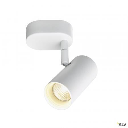 SLV NOBLO® Wand- und Deckenaufbauleuchte single rund 8W Dim-to-Warm 2000–3000K weiß