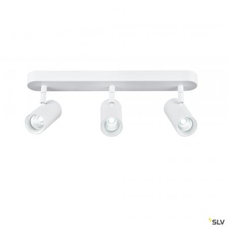 SLV NOBLO® Wand- und Deckenaufbauleuchte triple rund 22W Dim-to-Warm 2000–3000K weiß