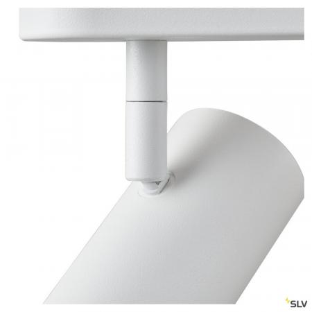 SLV 1008716 NOBLO®, Wand- und Deckenaufbauleuchte, double, rund, 2700 K, 12 W, PHASE, 32°, weiß