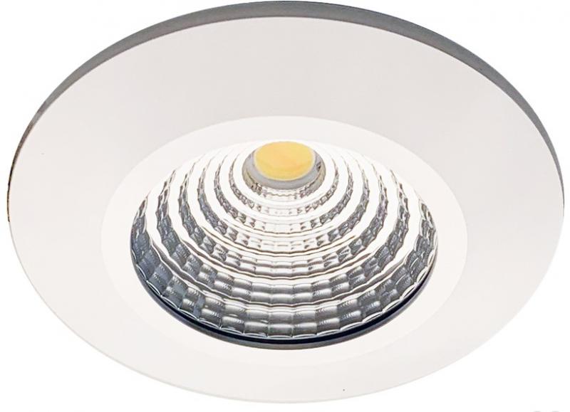 Mobilux LED-Einbaustrahler dimmbar MOBiDIM COB SLIM IP65 R 9W 830 60° alu poliert
