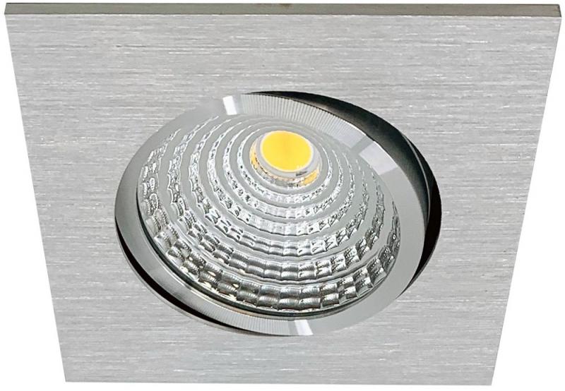 MOBILUX Schwenkbarer Einbaustrahler MOBiDIM COB SLIM DIM2WARM 8,5W 60°alu gebürstet