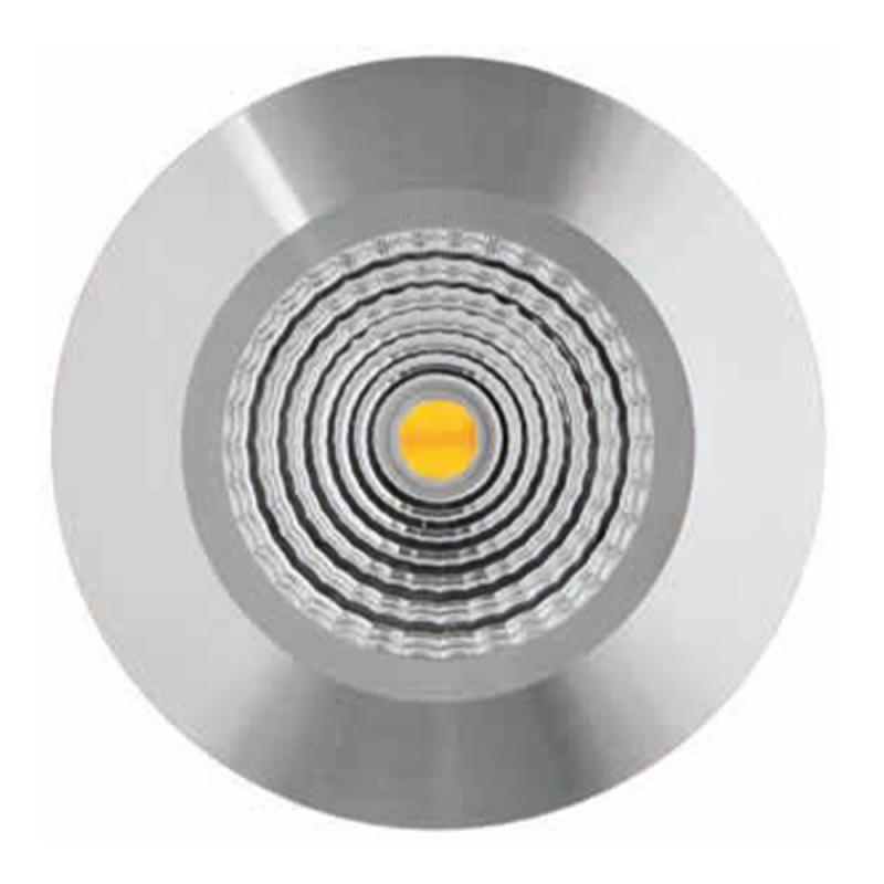 MOBILUX Einbaustrahler MOBiDIM COB SLIM 7W R DIM2WARM 827 60°  IP65 alu poliert