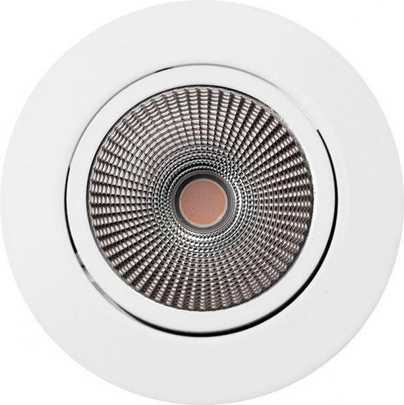 MOBILUX LED-Einbauleuchte MOBiDIM COB POWER 12W R 4000K Weiß