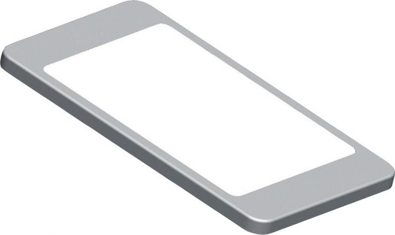 Ultraflache LED-Möbel- und Garderobenleuchte MOBiBLADE L600 4000K silber Mobilux 01770012