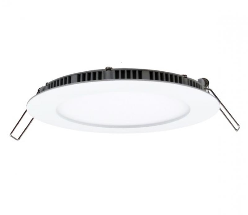 Flaches Dimmbares LED-Decken Einbau Panel MOBiDIM 145R 3000K warmweißes Licht 8W Mobilux