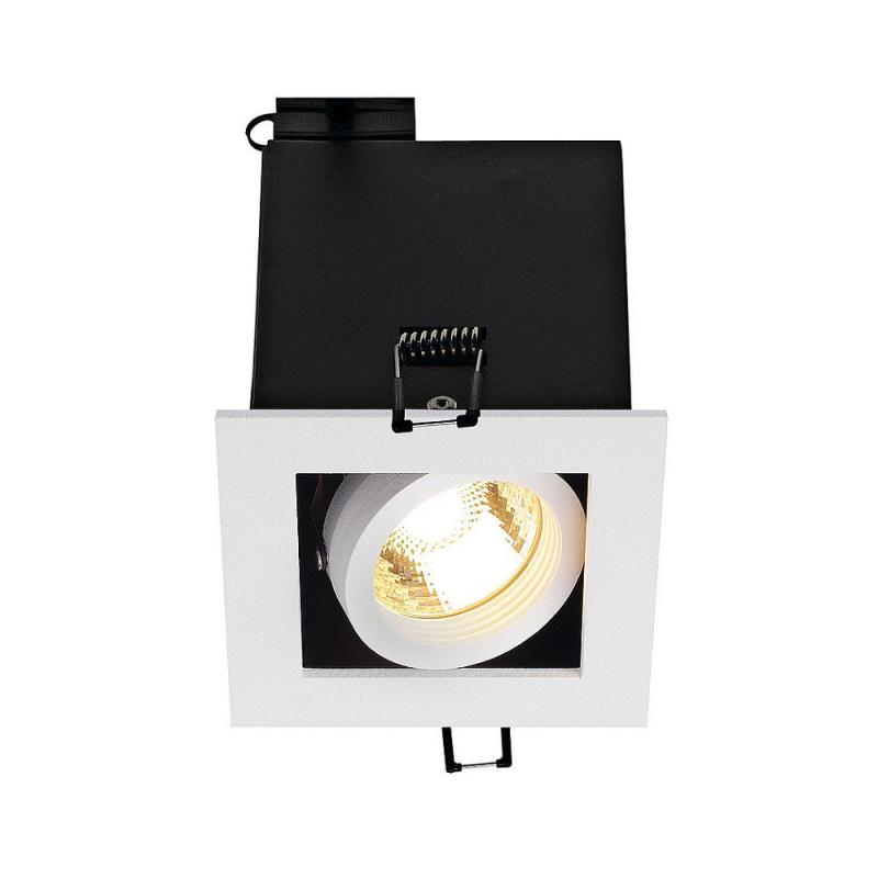SLV 115511 KADUX 1 GU10 Downlight, eckig, mattweiss, max. 50W