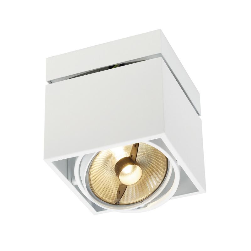 SLV 117101 KARDAMOD SURFACE SQUARE ES111 SINGLE Deckenleuchte, eckig, weiss